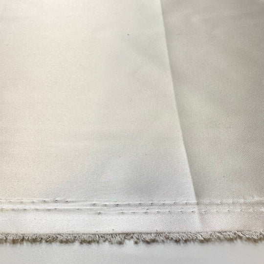 Winning The Lottery - Sateen Polyester Blend Woven - White - Bundles - True Deadstock fabric Fabric by private - Sustainable Textile | FABCYCLE