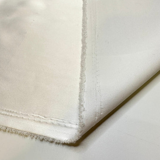 Winning The Lottery - Sateen Polyester Blend Woven - White - Bundles - True Deadstock fabric Fabric by private - Sustainable Textile | FABCYCLE