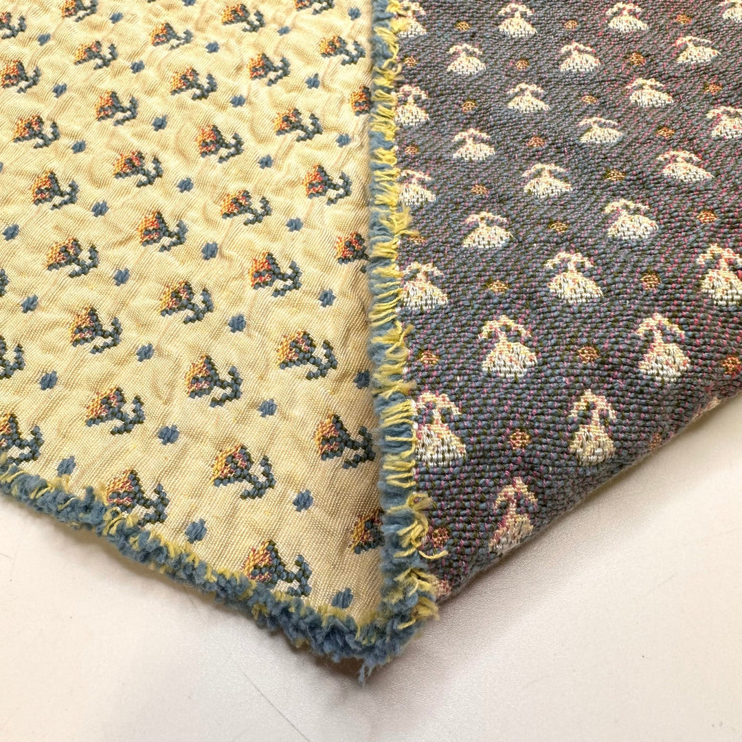 Winter Flowers - Cotton Blend Woven - Cream Multi Floral - 1.2M Bundle - True Deadstock fabric Fabric by private - Sustainable Textile | FABCYCLE