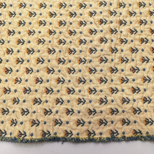 Winter Flowers - Cotton Blend Woven - Cream Multi Floral - 1.2M Bundle - True Deadstock fabric Fabric by private - Sustainable Textile | FABCYCLE