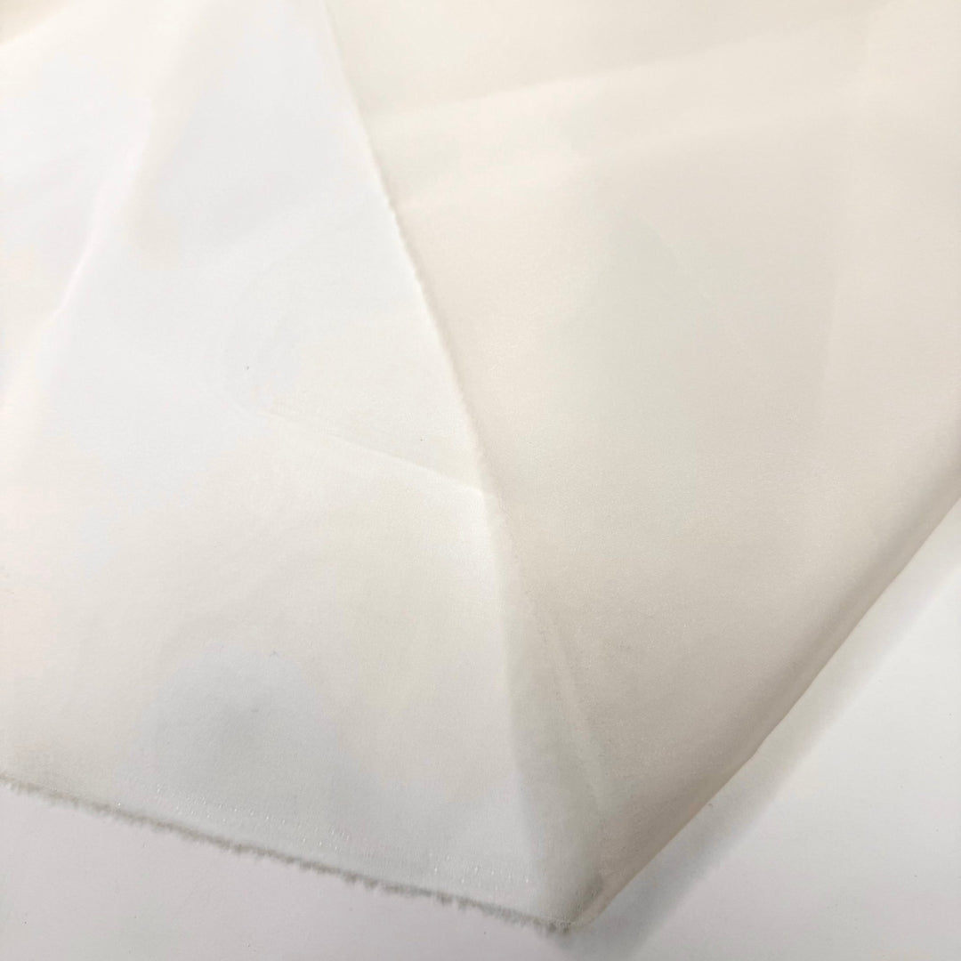 Winter Formal - Organza Poly Woven - White - 2.8M Bundle - True Deadstock fabric Fabric by private - Sustainable Textile | FABCYCLE
