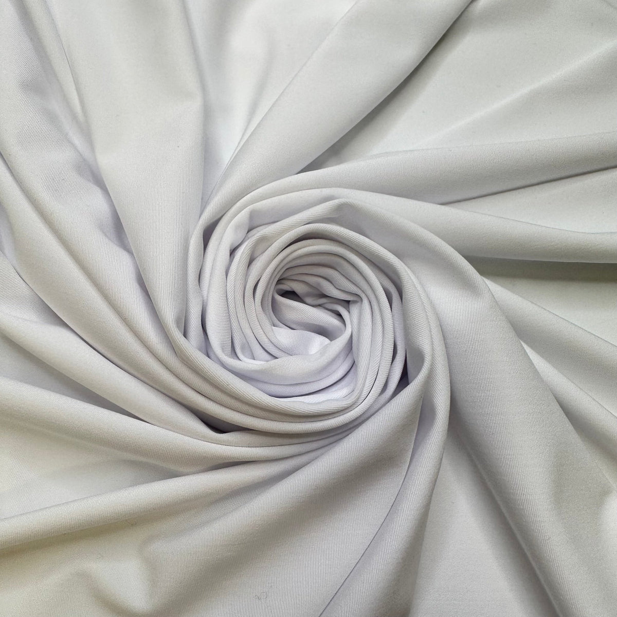 Winter In The PNW - Poly/Spandex Knit - White - Bundles - True Deadstock fabric Fabric by private - Sustainable Textile | FABCYCLE