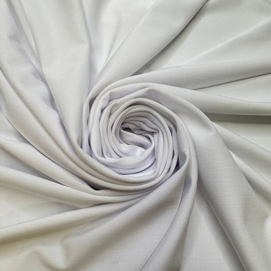 Winter In The PNW - Poly/Spandex Knit - White - Bundles - True Deadstock fabric Fabric by private - Sustainable Textile | FABCYCLE