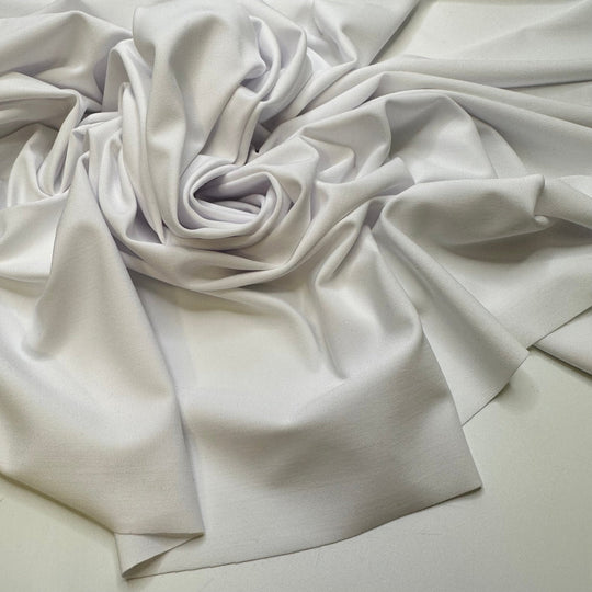 Winter In The PNW - Poly/Spandex Knit - White - Bundles - True Deadstock fabric Fabric by private - Sustainable Textile | FABCYCLE