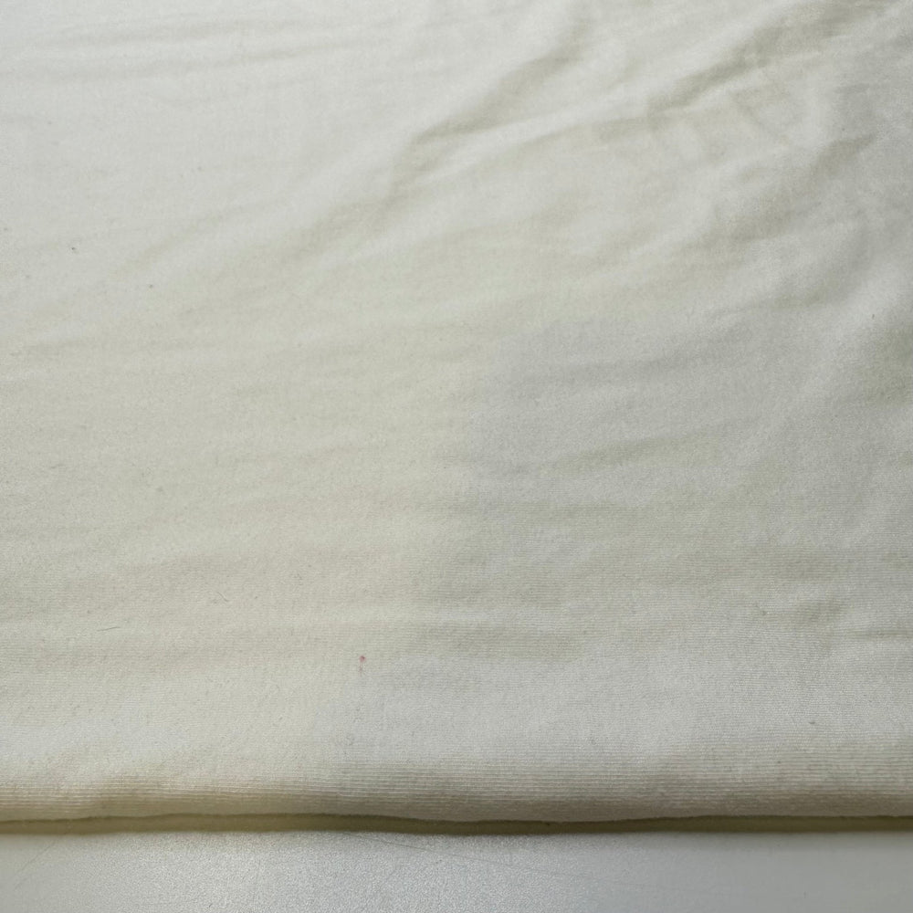Winter Olympics - Jersey Cotton/Spandex Knit - White - 2.4M Bundle - True Deadstock fabric Fabric by private - Sustainable Textile | FABCYCLE