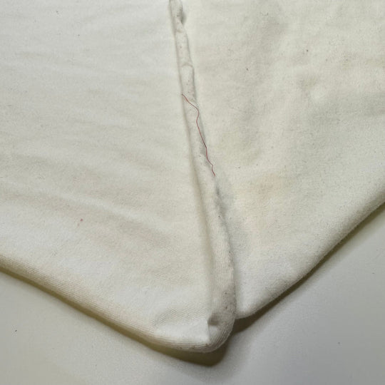 Winter Olympics - Jersey Cotton/Spandex Knit - White - 2.4M Bundle - True Deadstock fabric Fabric by private - Sustainable Textile | FABCYCLE