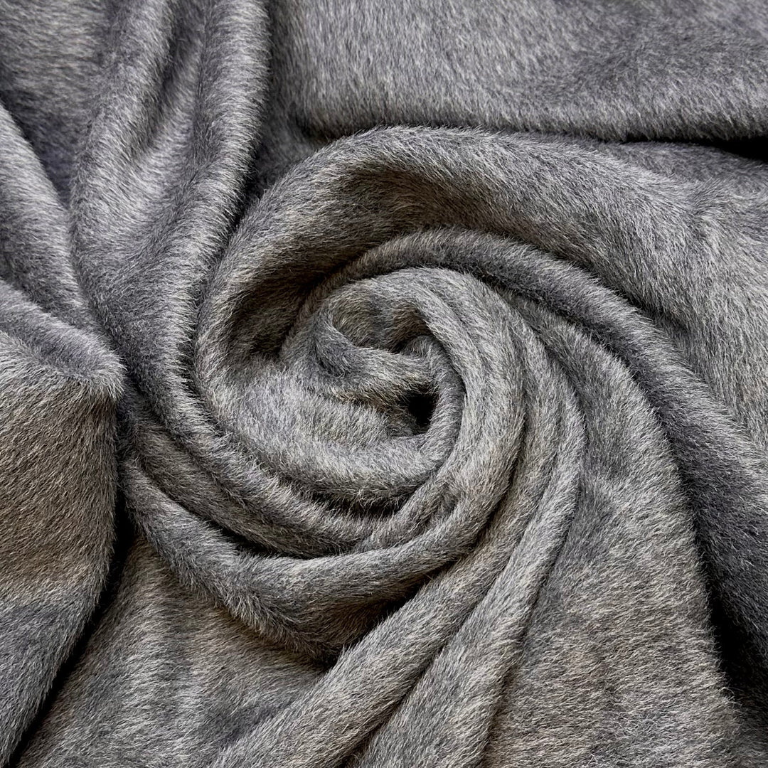 Wolf Tracks - Wool Woven - Grey - 1.1M Bundle - True Deadstock fabric Fabric by private - Sustainable Textile | FABCYCLE
