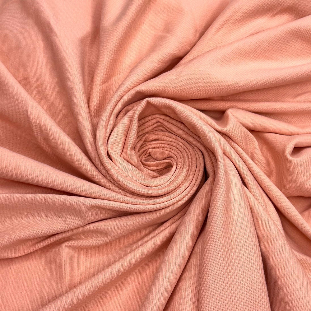 Women In STEM - Rib Knit Rayon Blend Knit - Light Pink - Bundles - True Deadstock fabric Fabric by private - Sustainable Textile | FABCYCLE
