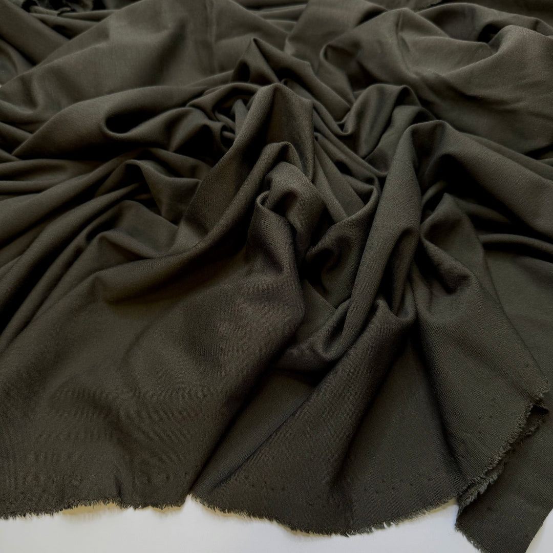 Won An Award - Jersey Bamboo Blend Knit - Dark Green - 1.1M Bundle - True Deadstock fabric Fabric by private - Sustainable Textile | FABCYCLE