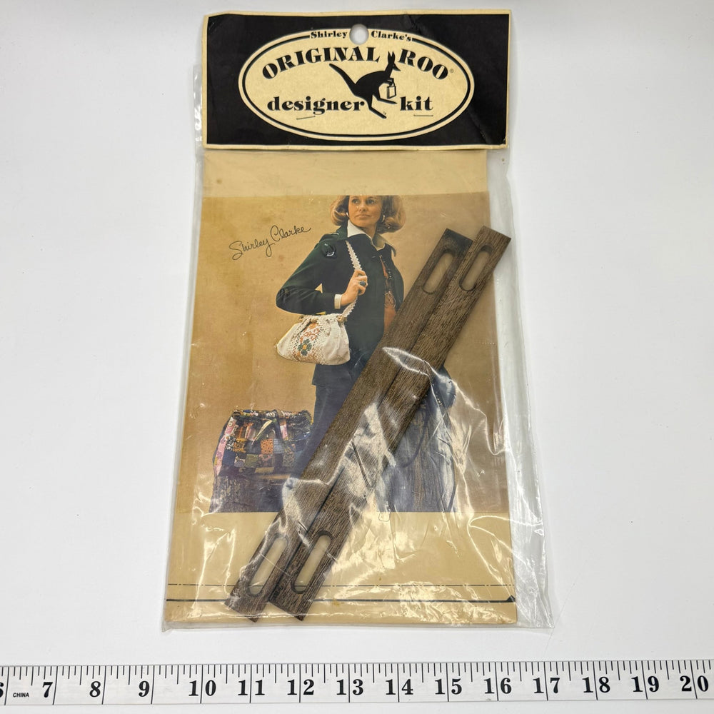 Wooden Bars Bag Making Kit - Brown - Individual - True Deadstock supplies Fabric by private - Sustainable Textile | FABCYCLE