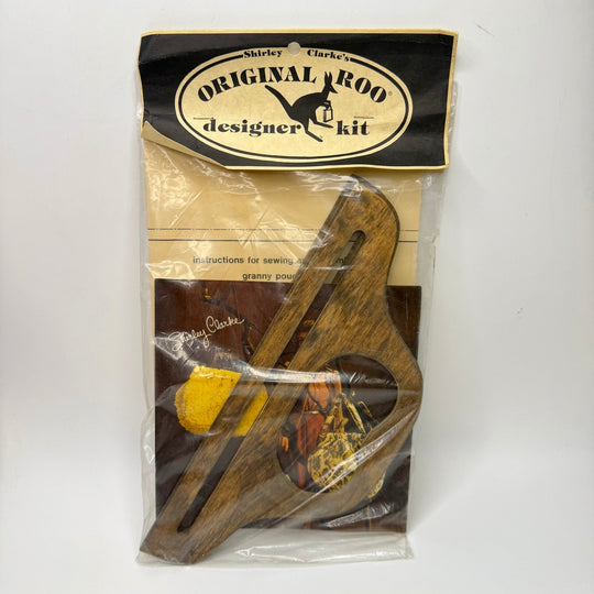 Wooden Handles Bag Making Kit - Brown - Individual - True Deadstock supplies Fabric by private - Sustainable Textile | FABCYCLE