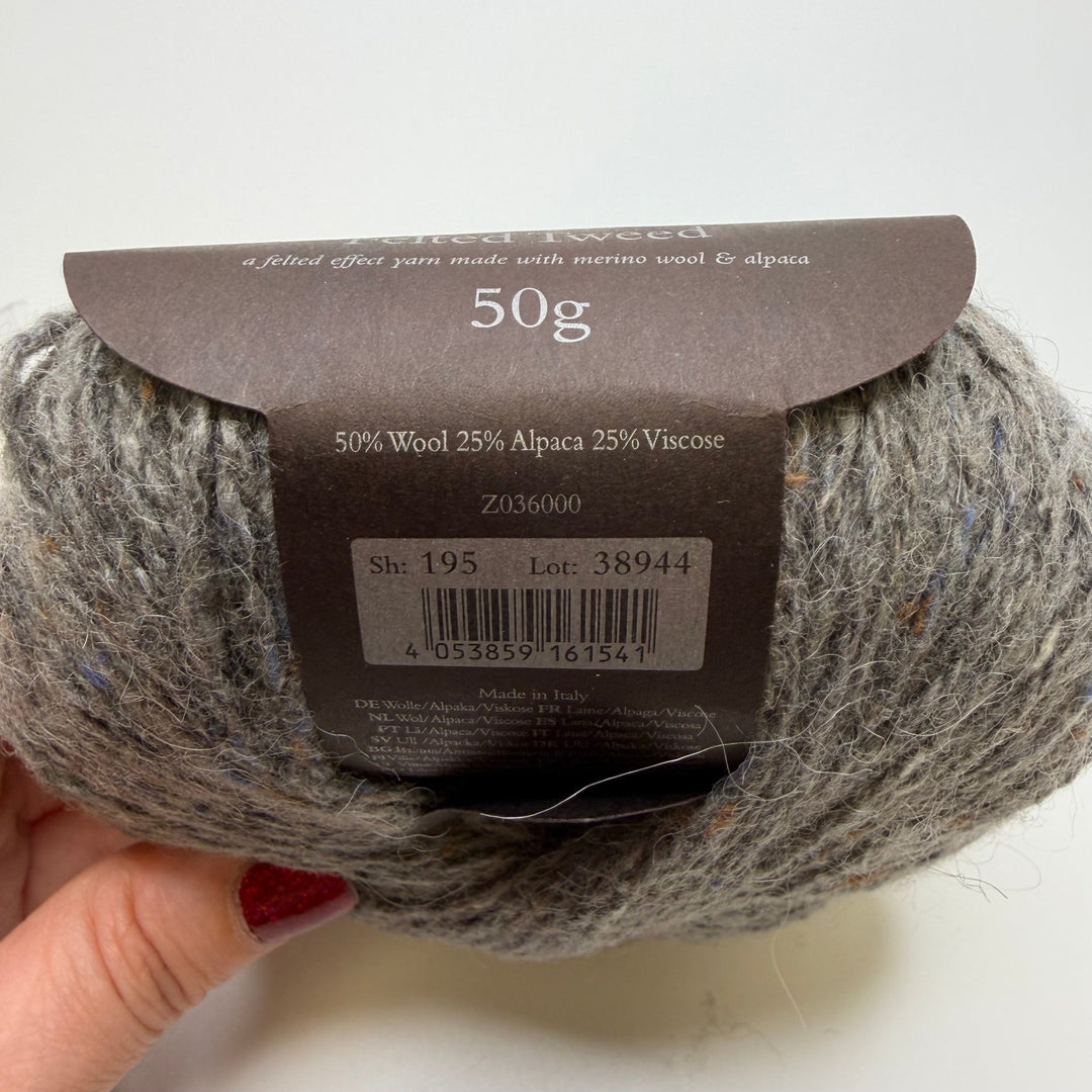 Wool Blend Yarn - Grey Multi - Individual - True Deadstock supplies Fabric by private - Sustainable Textile | FABCYCLE