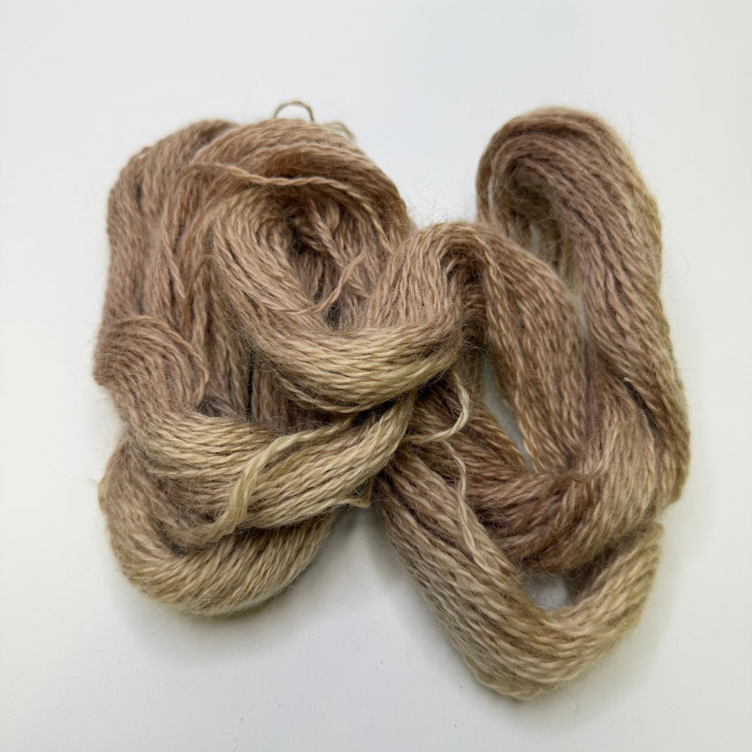 Wool Ombre Yarn - Beige/Brown - Individual - True Deadstock supplies Fabric by private - Sustainable Textile | FABCYCLE