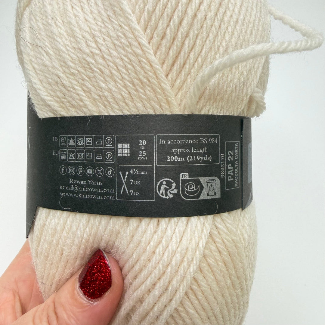 Wool Yarn - Cream - Individual - True Deadstock supplies Fabric by private - Sustainable Textile | FABCYCLE