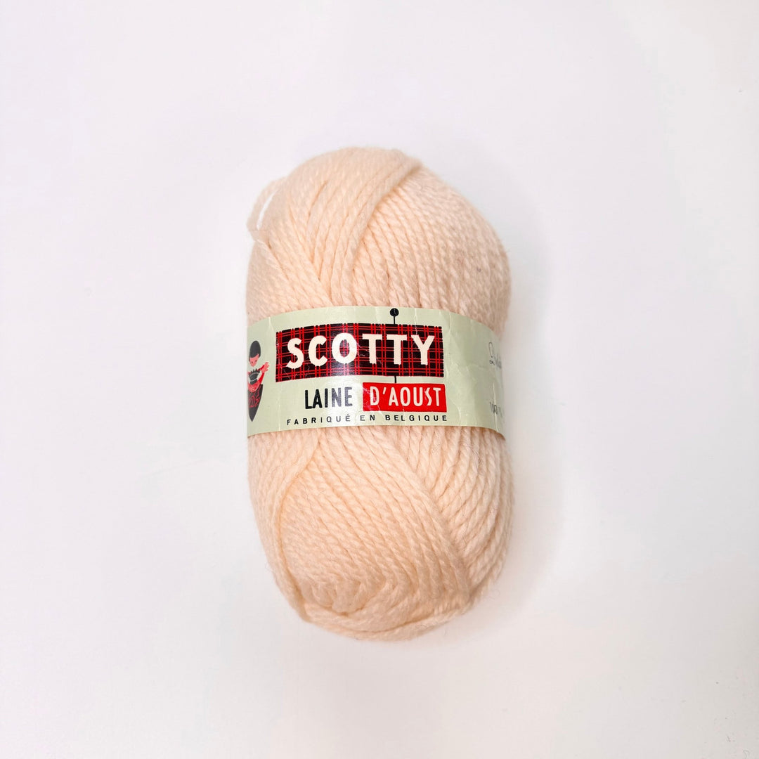 Wool Yarn - Light Cream/Pink - Individual - True Deadstock supplies Fabric by private - Sustainable Textile | FABCYCLE