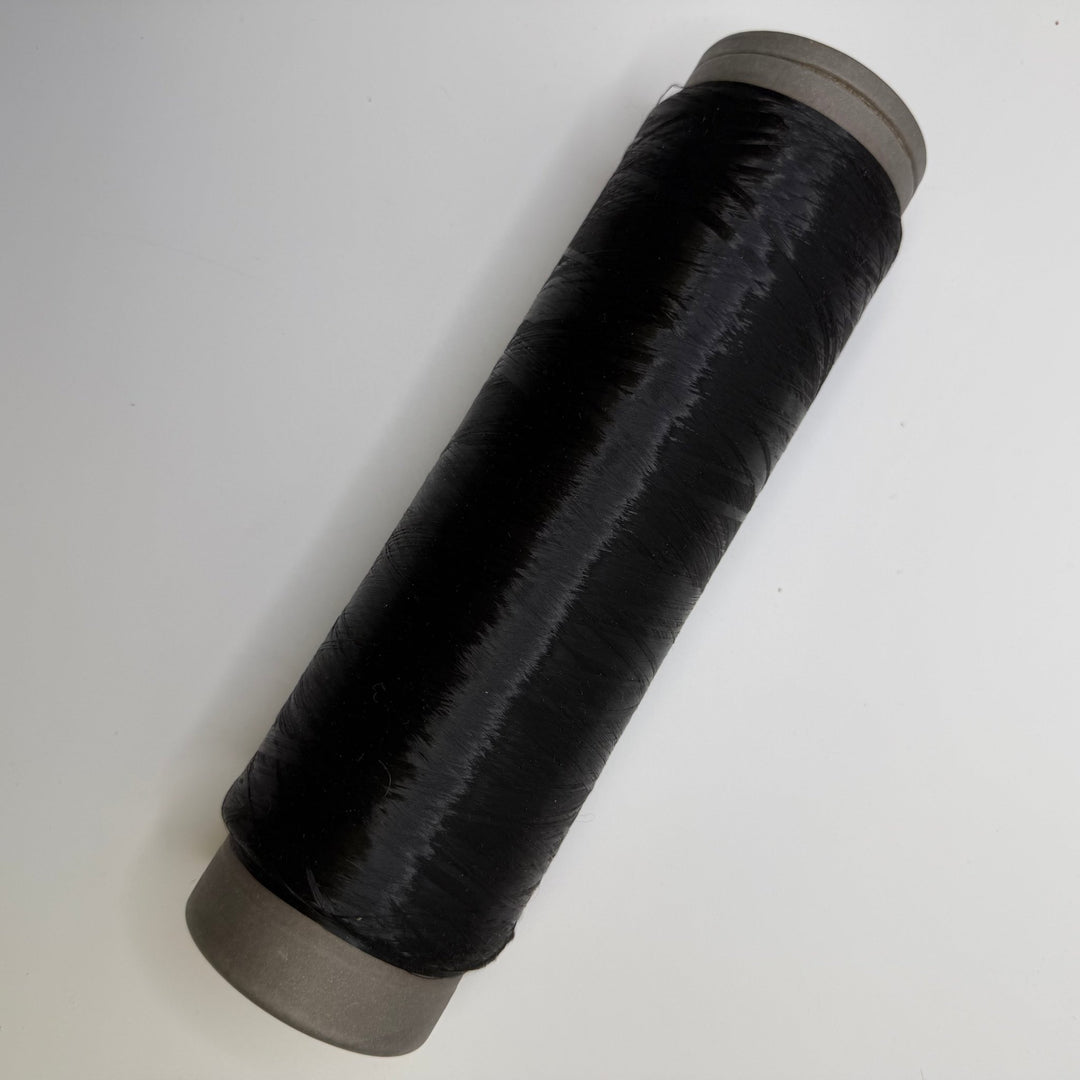 Wooly Nylon Thread - Black - True Deadstock supplies Fabric by private - Sustainable Textile | FABCYCLE