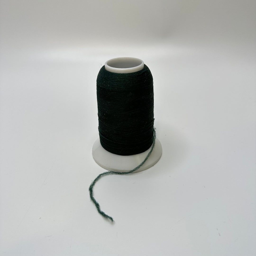 Wooly Nylon Thread - Dark Green - True Deadstock supplies Fabric by private - Sustainable Textile | FABCYCLE