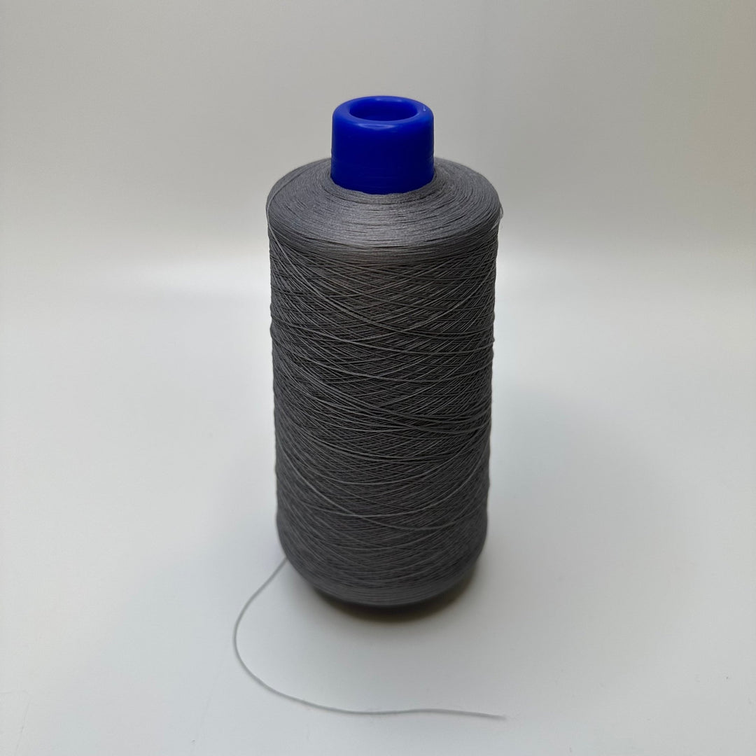 Wooly Nylon Thread - Grey - True Deadstock supplies Fabric by private - Sustainable Textile | FABCYCLE