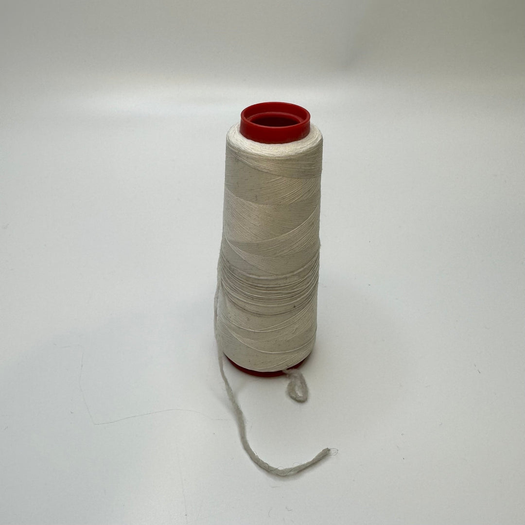 Wooly Nylon Thread - White - True Deadstock supplies Fabric by private - Sustainable Textile | FABCYCLE