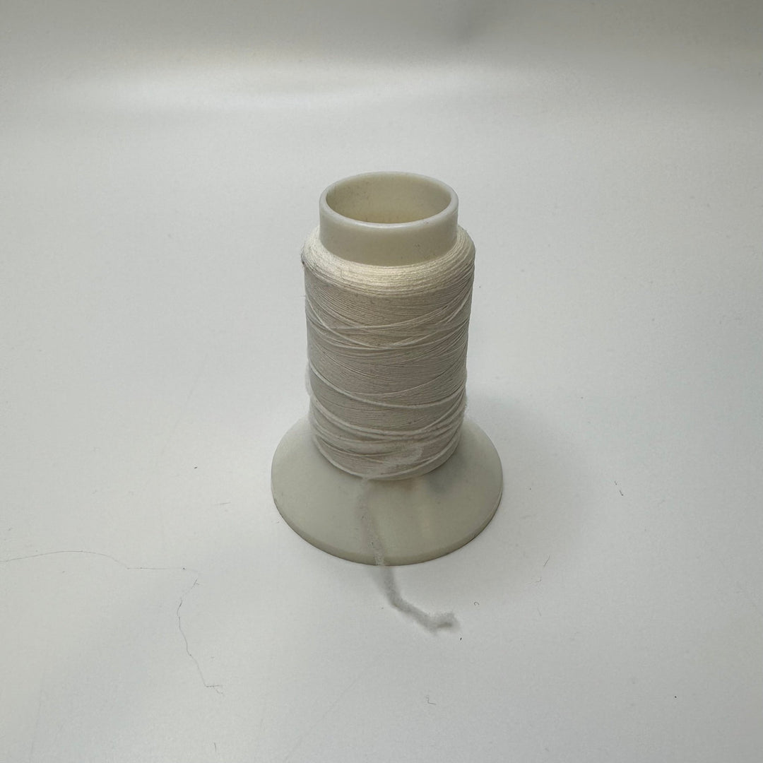 Wooly Nylon Thread - White - True Deadstock supplies Fabric by private - Sustainable Textile | FABCYCLE