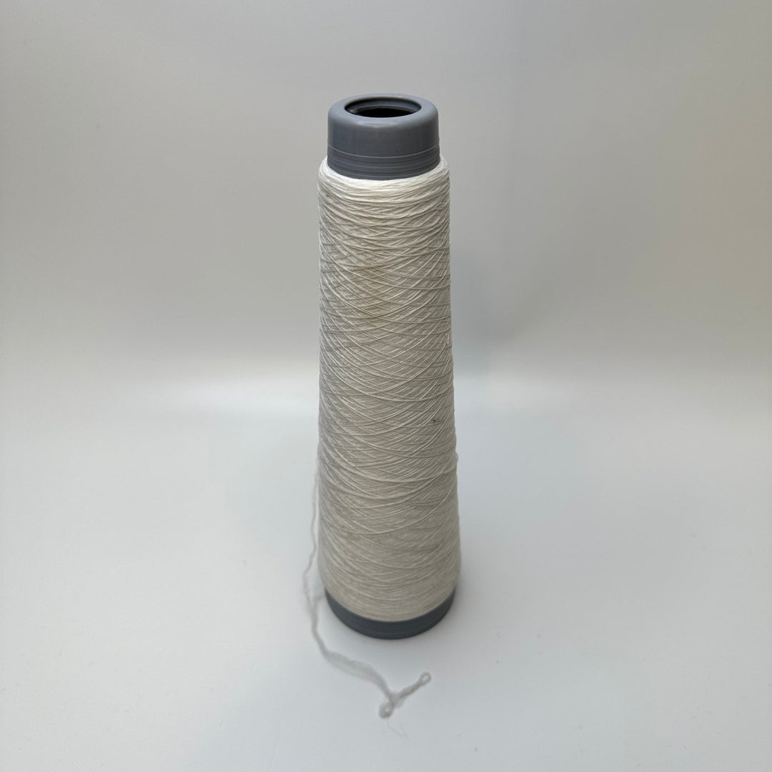 Wooly Nylon Thread - White - True Deadstock supplies Fabric by private - Sustainable Textile | FABCYCLE