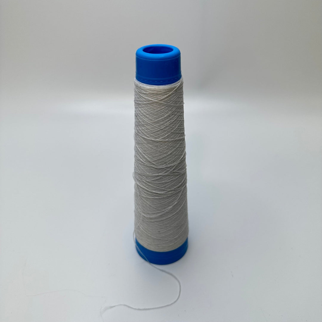 Wooly Nylon Thread - White - True Deadstock supplies Fabric by private - Sustainable Textile | FABCYCLE