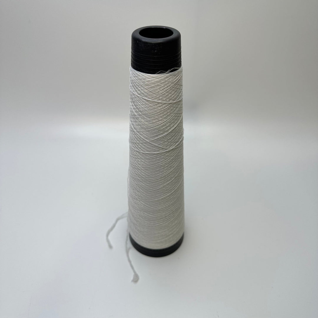 Wooly Nylon Thread - White - True Deadstock supplies Fabric by private - Sustainable Textile | FABCYCLE
