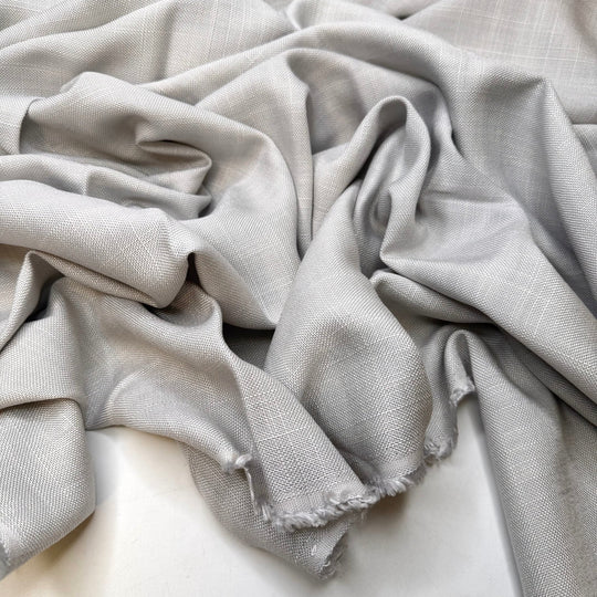 Work Bag - Cotton Woven - Light Grey - 1.5M Bundle - True Deadstock fabric Fabric by private - Sustainable Textile | FABCYCLE