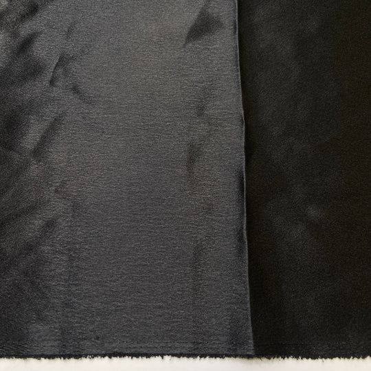 Work Event - Satin Poly Woven - Black - 2M Bundle - True Deadstock fabric Fabric by private - Sustainable Textile | FABCYCLE