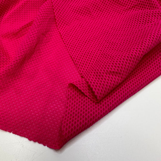 Workout Mania - Sport Mesh Poly/Spandex Knit - Pink - 2.1M Bundle - True Deadstock fabric Fabric by private - Sustainable Textile | FABCYCLE