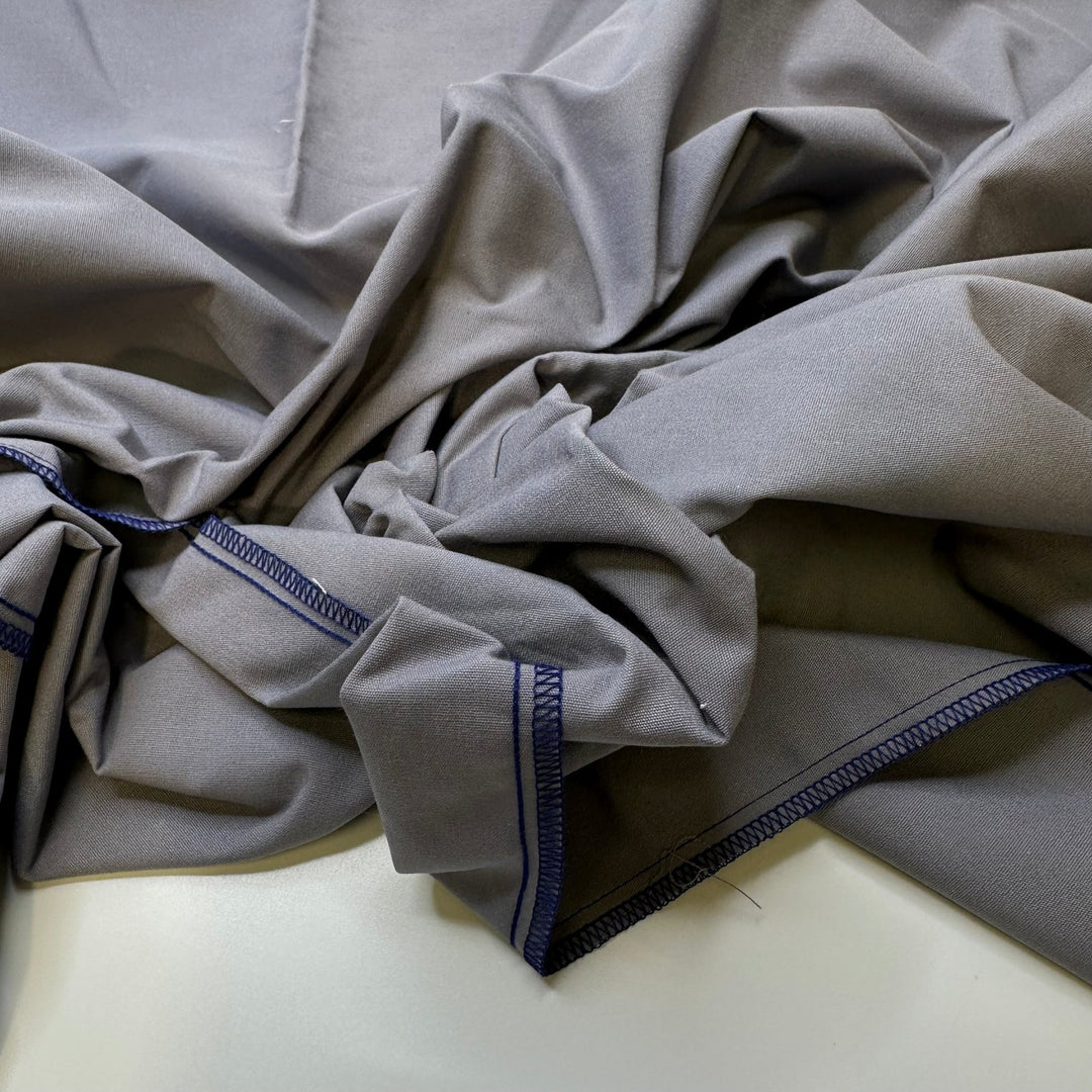 Worry Stone - Polyester Blend Woven - Grey - 2.5M Bundle - True Deadstock fabric Fabric by private - Sustainable Textile | FABCYCLE