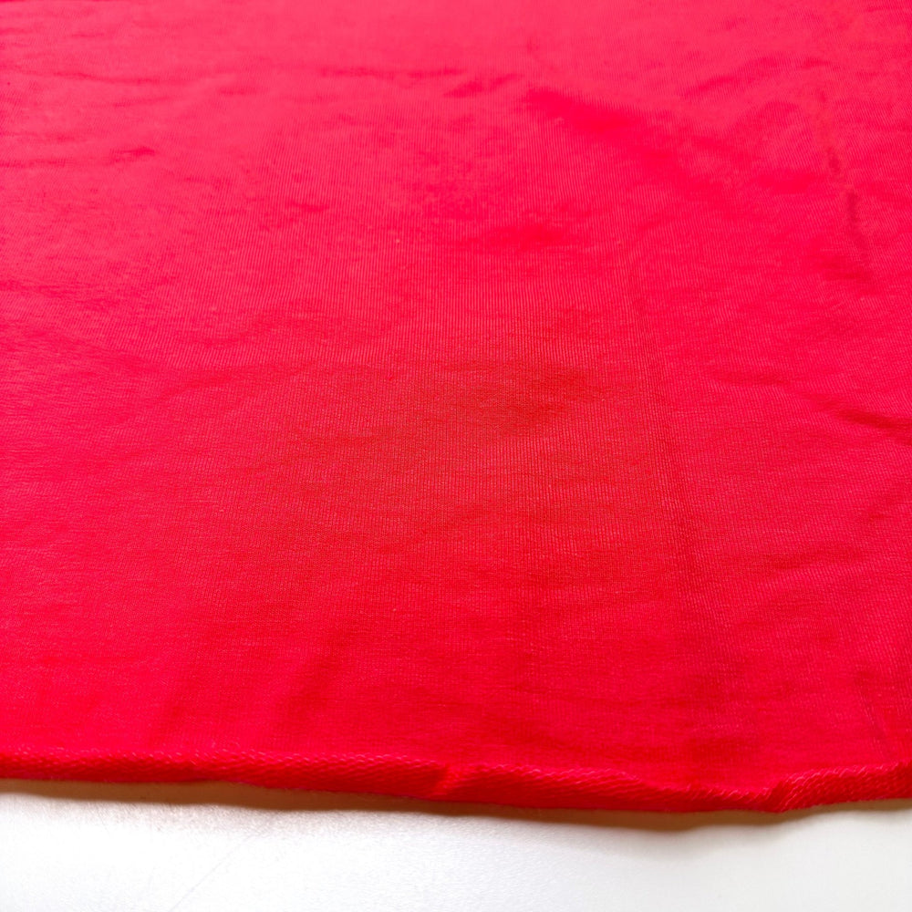 Wow So Bright - French Terry Cotton/Bamboo Knit - Pink - 1.6M Bundle - True Deadstock fabric Fabric by private - Sustainable Textile | FABCYCLE