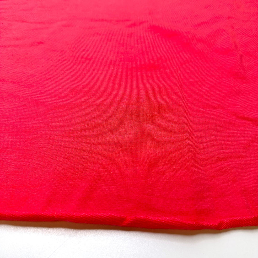 Wow So Bright - French Terry Cotton/Bamboo Knit - Pink - 1.6M Bundle - True Deadstock fabric Fabric by private - Sustainable Textile | FABCYCLE