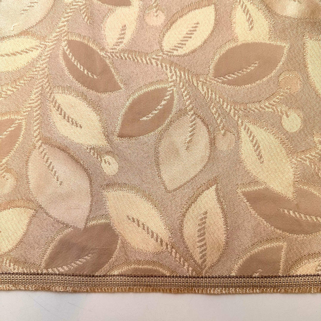 Writing Greeting Cards - Cotton Blend Woven - Light Beige/Cream Floral - 2.3M Bundle - True Deadstock fabric Fabric by private - Sustainable Textile | FABCYCLE