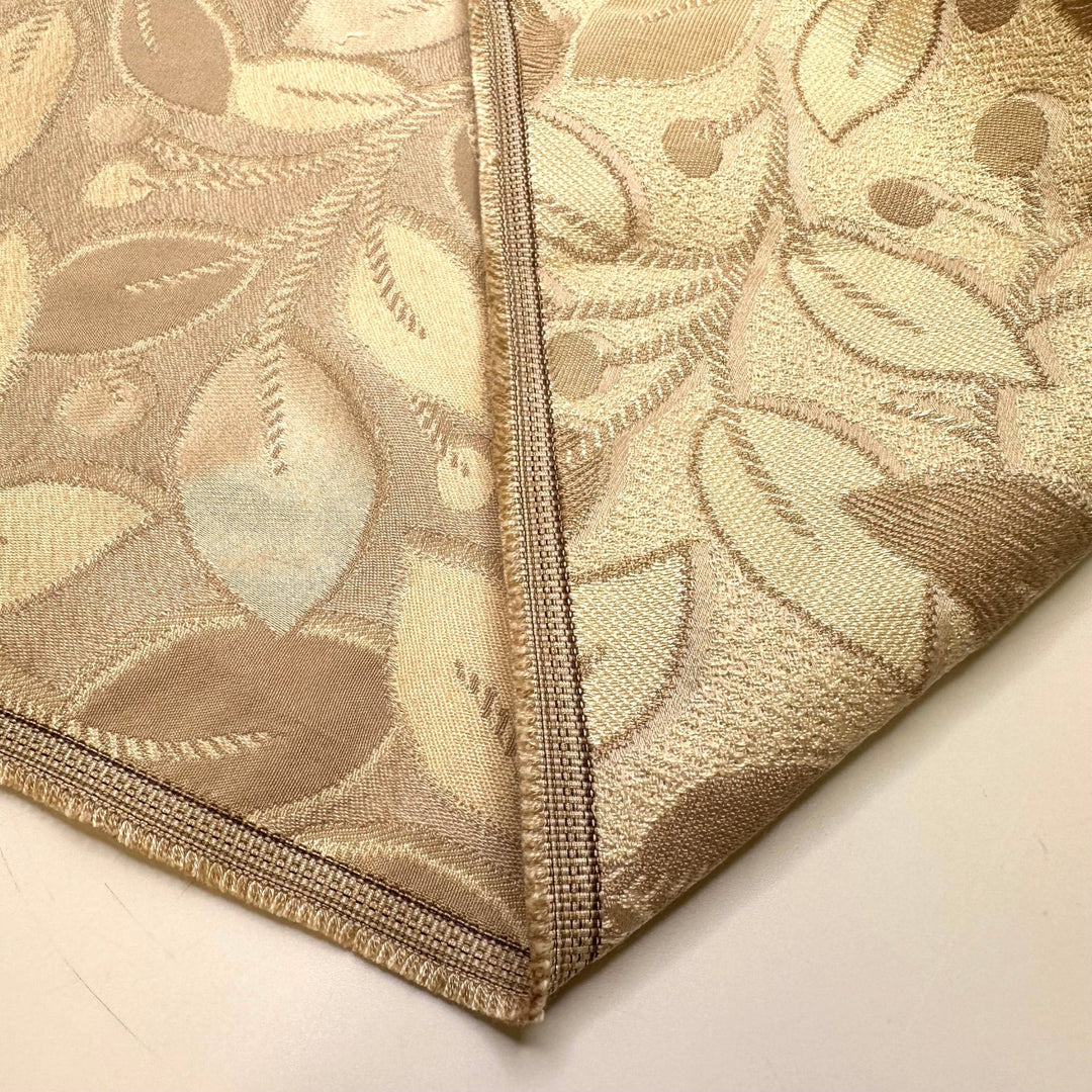 Writing Greeting Cards - Cotton Blend Woven - Light Beige/Cream Floral - 2.3M Bundle - True Deadstock fabric Fabric by private - Sustainable Textile | FABCYCLE