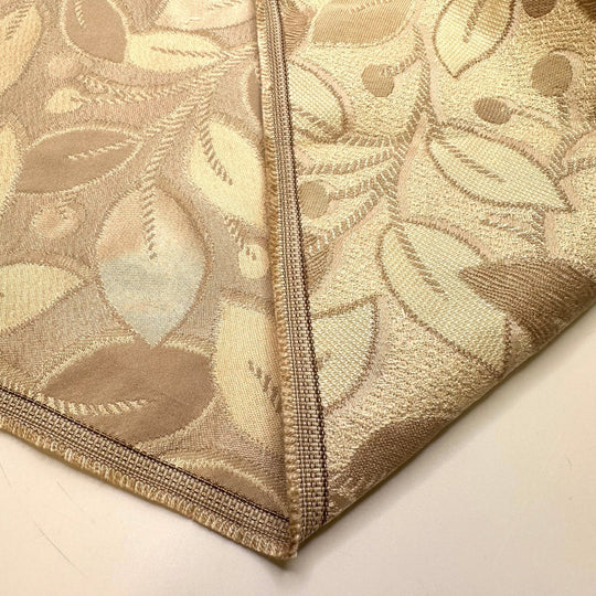 Writing Greeting Cards - Cotton Blend Woven - Light Beige/Cream Floral - 2.3M Bundle - True Deadstock fabric Fabric by private - Sustainable Textile | FABCYCLE