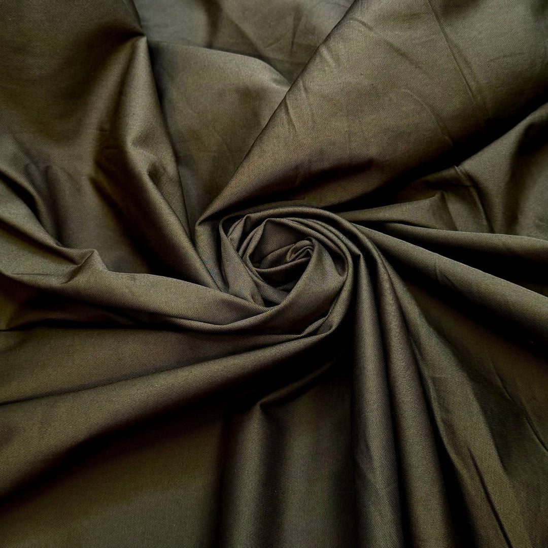 Y2K The Sequel - Twill Weave Cotton Blend Woven - Dark Green - Bundles - True Deadstock fabric Fabric by private - Sustainable Textile | FABCYCLE