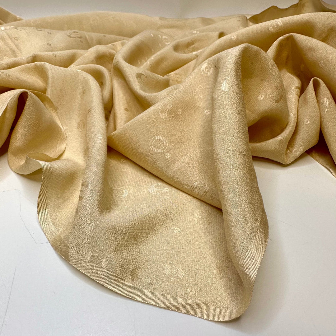 Yacht Party - Silk Woven - Cream Nautical - 3.6M Bundle - True Deadstock fabric Fabric by private - Sustainable Textile | FABCYCLE