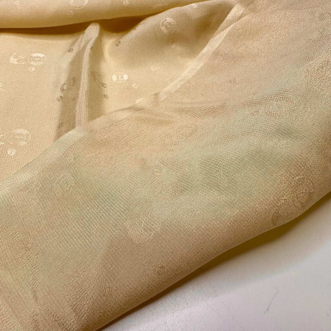 Yacht Party - Silk Woven - Cream Nautical - 3.6M Bundle - True Deadstock fabric Fabric by private - Sustainable Textile | FABCYCLE