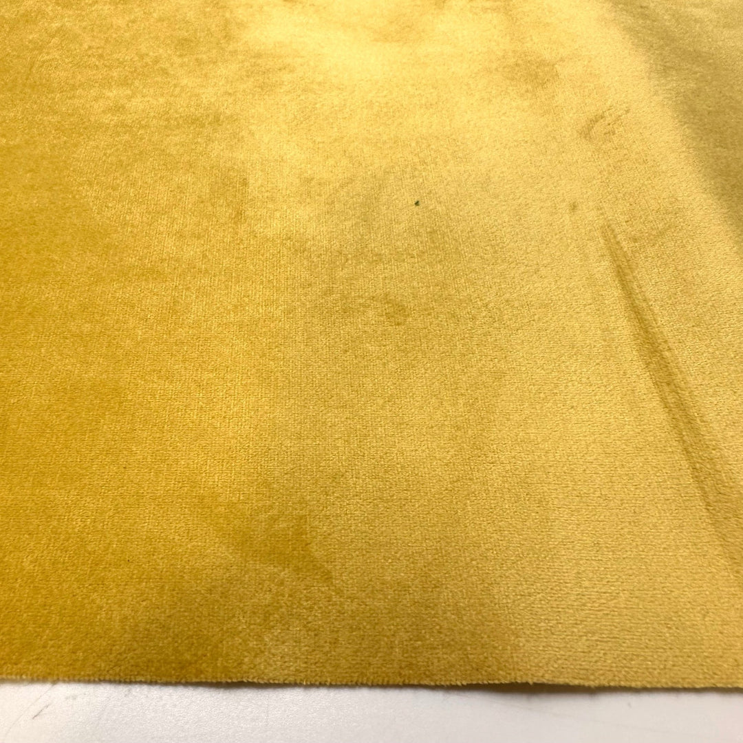 Yard Sale But Fancy - Polyester Blend Woven - Dark Yellow - 2M Bundle - True Deadstock fabric Fabric by private - Sustainable Textile | FABCYCLE
