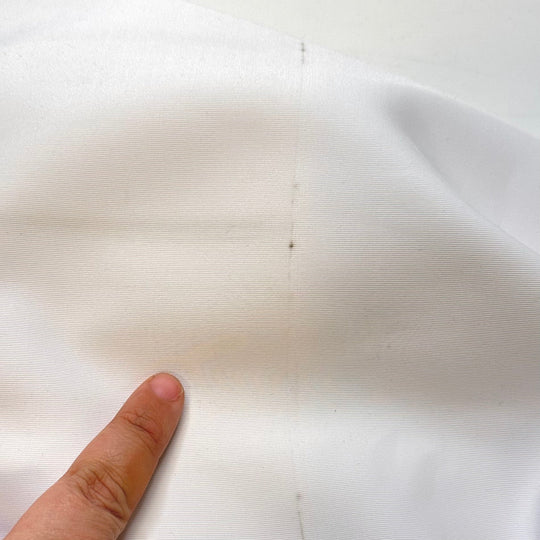 Yard Sales - Water Resistant Mini Scuba Poly/Spandex Knit - White - 2M Bundle - True Deadstock fabric Fabric by private - Sustainable Textile | FABCYCLE