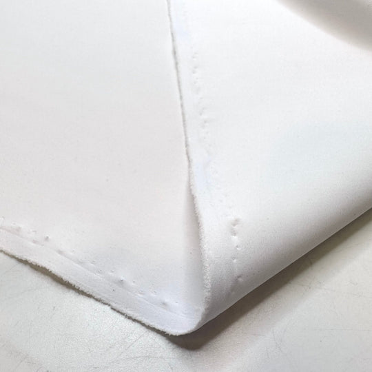 Yard Sales - Water Resistant Mini Scuba Poly/Spandex Knit - White - 2M Bundle - True Deadstock fabric Fabric by private - Sustainable Textile | FABCYCLE