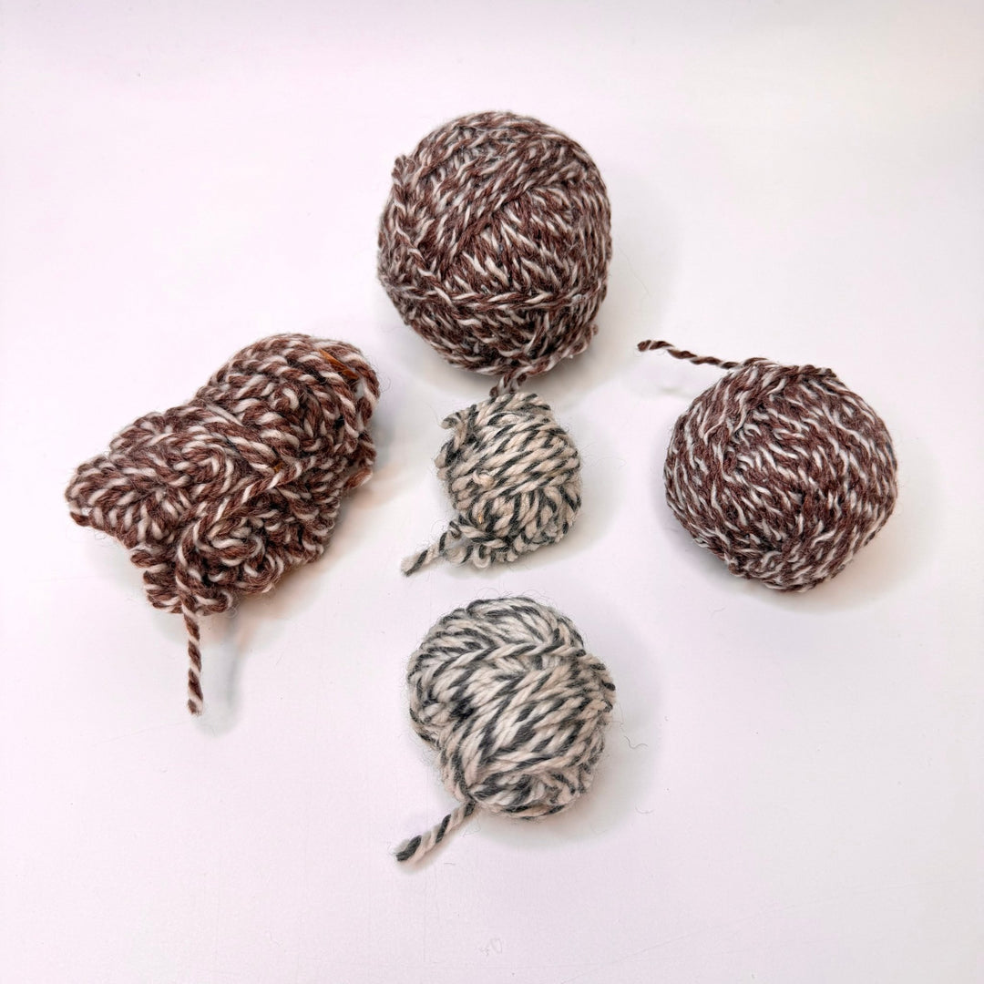 Yarn - Brown/White - 5 Pack - True Deadstock supplies Fabric by private - Sustainable Textile | FABCYCLE