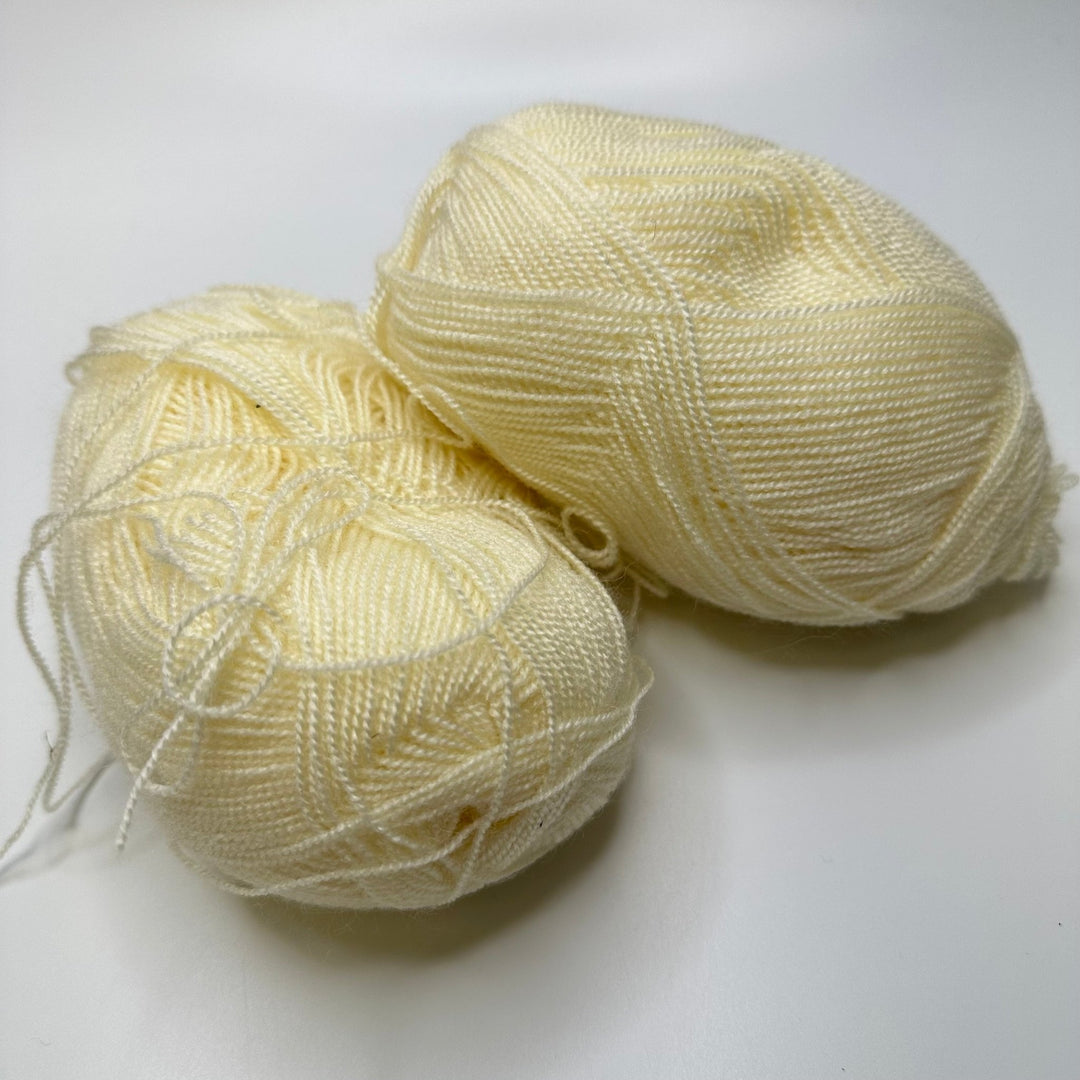 Yarn - Cream - 2 Pack - True Deadstock supplies Fabric by private - Sustainable Textile | FABCYCLE