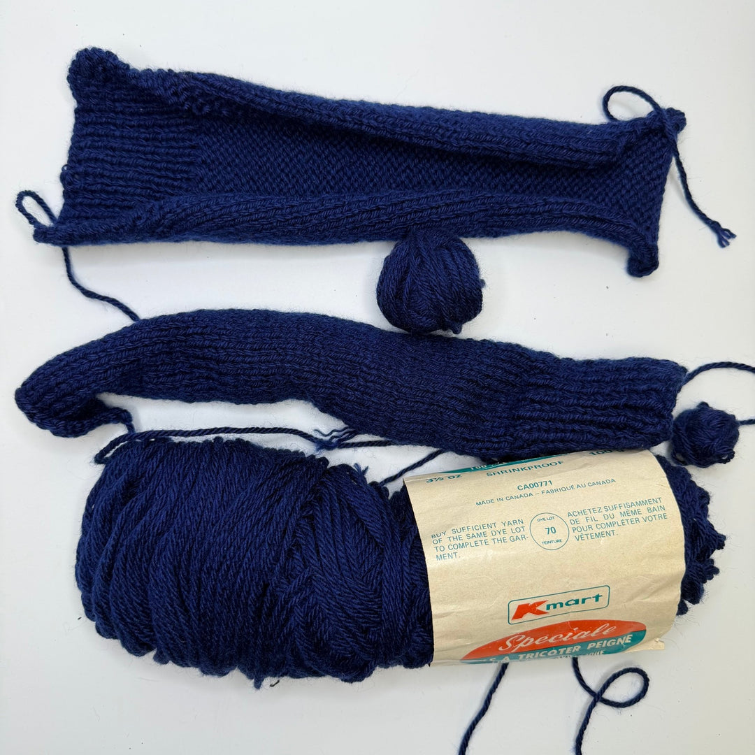 Yarn - Navy - 4 Pack - True Deadstock supplies Fabric by private - Sustainable Textile | FABCYCLE