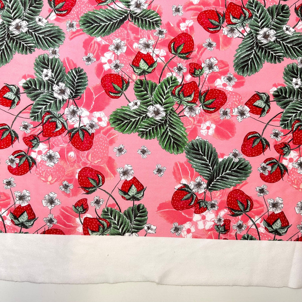 You Can Always Talk To Me - Jersey Poly/Spandex Knit - Pink Multi Floral - 1.1M Bundle - True Deadstock fabric Fabric by private - Sustainable Textile | FABCYCLE