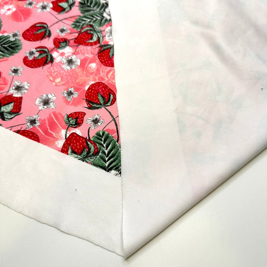 You Can Always Talk To Me - Jersey Poly/Spandex Knit - Pink Multi Floral - 1.1M Bundle - True Deadstock fabric Fabric by private - Sustainable Textile | FABCYCLE