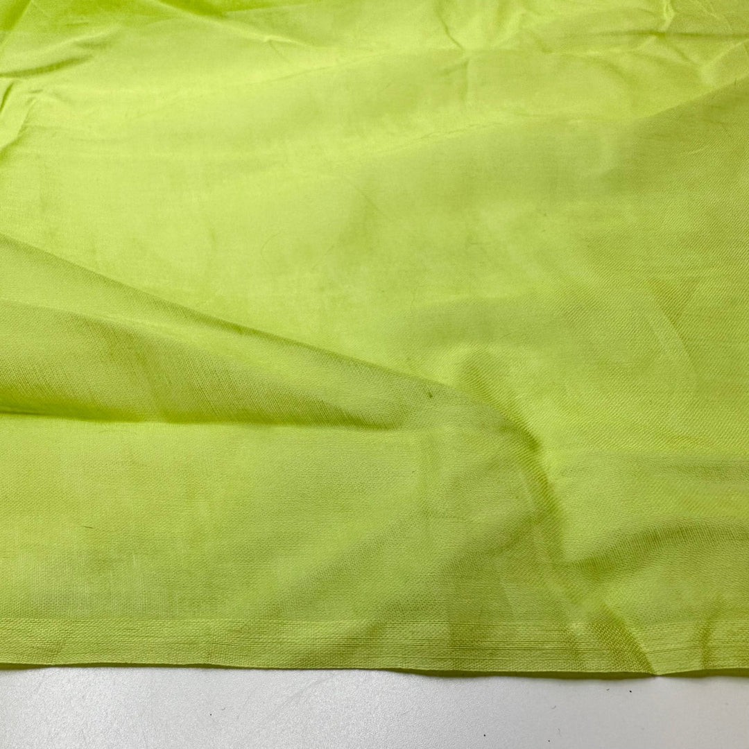 You Put The Lime In The Coconut - Gauze Cotton Woven - Neon Bright Green - 2.7M Bundle - True Deadstock fabric Fabric by private - Sustainable Textile | FABCYCLE