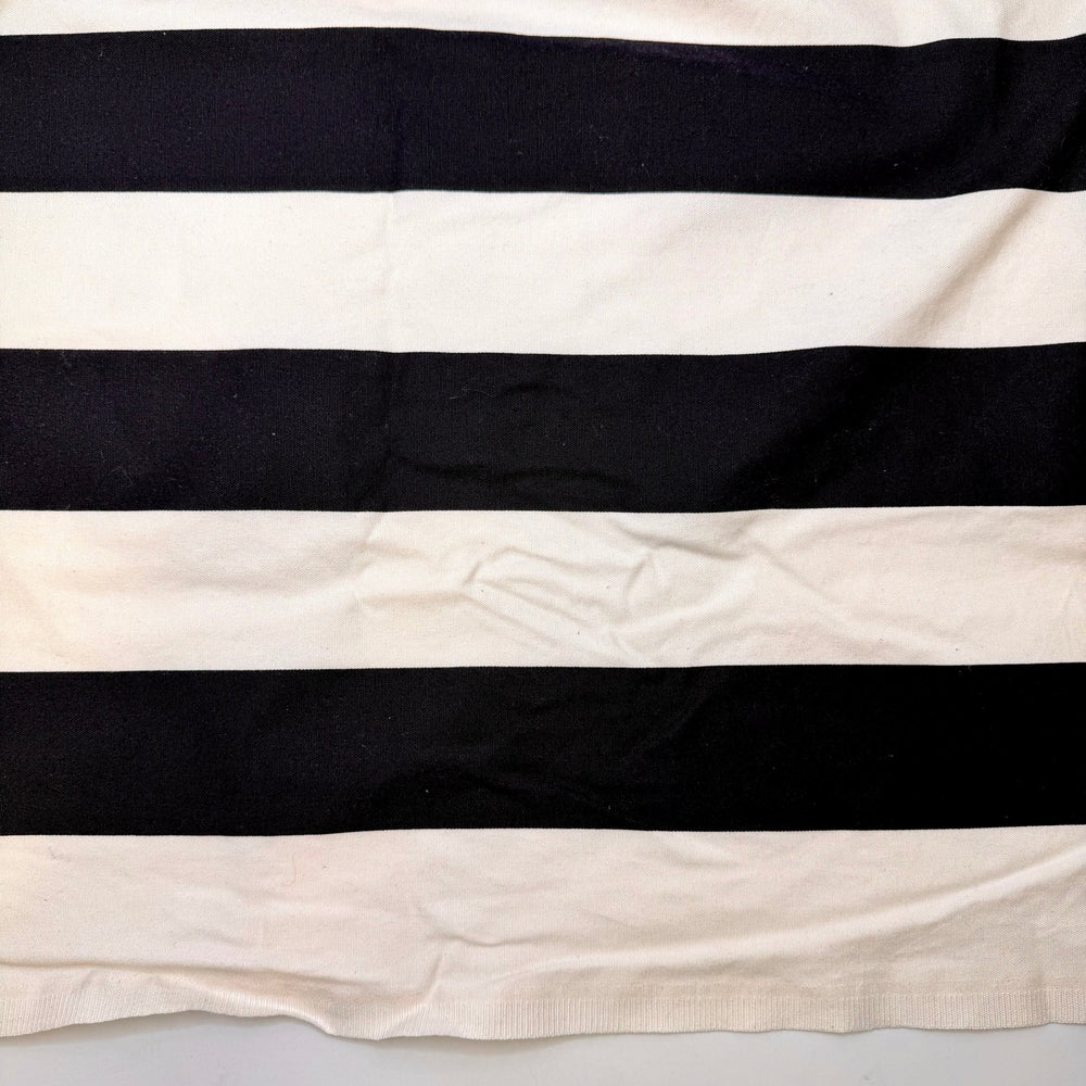 Yule Log - Cotton Woven - White/Black Stripes - 3.65M Bundle - True Deadstock fabric Fabric by private - Sustainable Textile | FABCYCLE