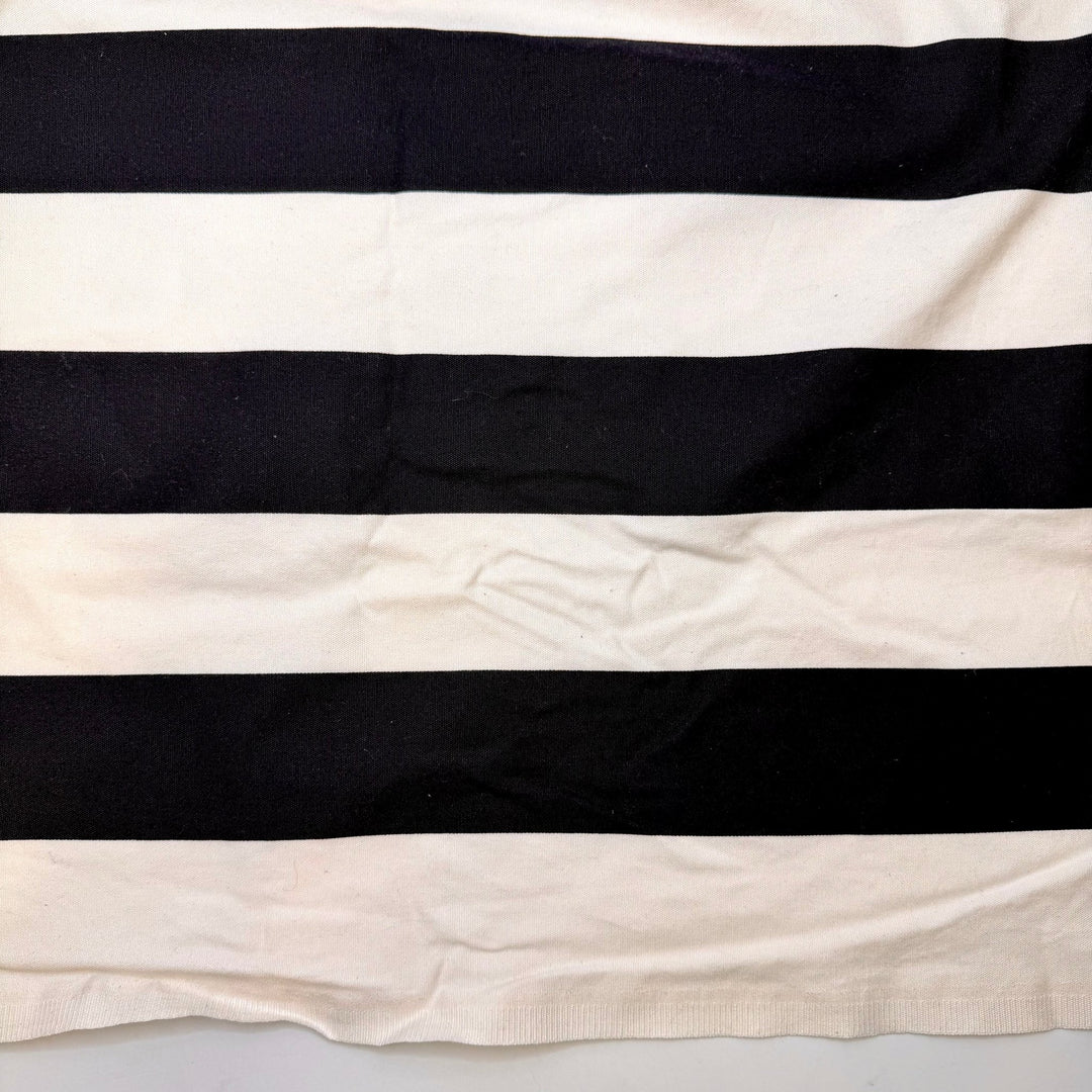 Yule Log - Cotton Woven - White/Black Stripes - 3.65M Bundle - True Deadstock fabric Fabric by private - Sustainable Textile | FABCYCLE